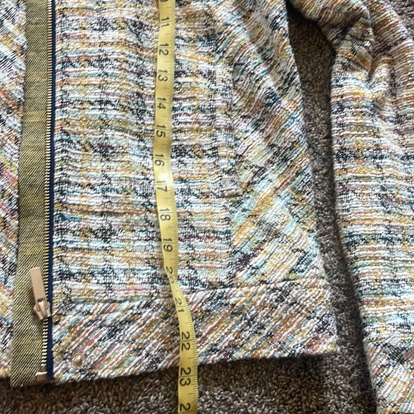 Liverpool Los Angeles Collarless Tweed Zip Jacket - Picture 4 of 8